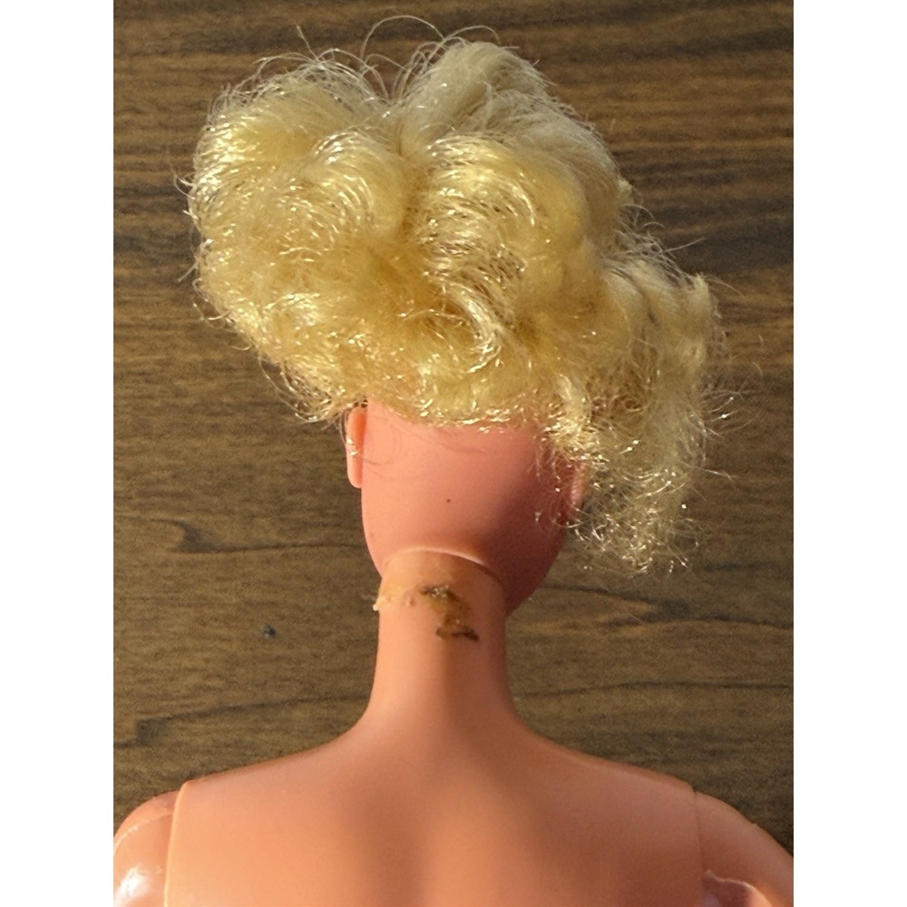 Vintage 1980s Barbie Doll Blonde Blue Eyes Twist Waist Philippines Mattel Nude - Picture 7 of 10